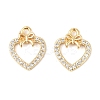 Brass Micro Pave Cubic Zirconia Pendants KK-R219-04G-1