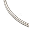 Non-Tarnish 304 Stainless Steel Simple Plain Bangle for Women BJEW-F461-01C-P-3