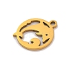 201 Stainless Steel Charms LS-STAS-U016-06G-01-2