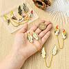 6Pcs 6 Styles Wings Enamel Pins JEWB-CJ0001-39-4