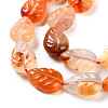 Natural Agate Carved Beads Strands G-H024-B01-01-4
