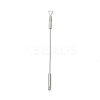 201 Stainless Steel Beadable Double Head Cuticle Pusher Nail Tools LS-STAS-R161-01P-1