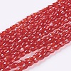 Faceted Glass Beads Strands X-GLAA-A036-F15-1