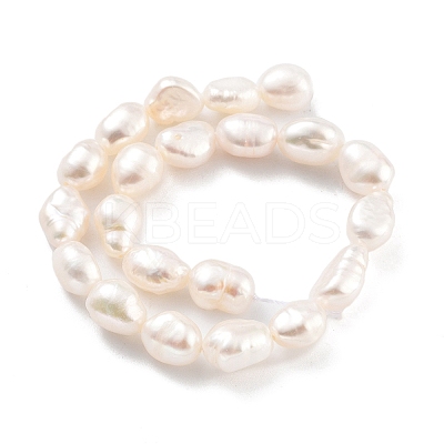 Natural Cultured Freshwater Pearl Beads Strands PEAR-P062-28I-1