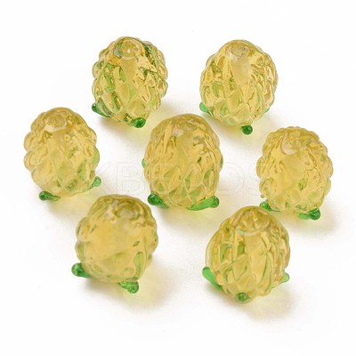 Handmade Bumpy Lampwork Beads LAMP-S194-013-1