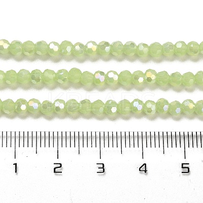 Imitation Jade Glass Beads Stands EGLA-A035-J3mm-B01-1