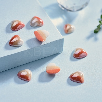 Opaque Glass Cabochons GGLA-S038-08B-7x7-1