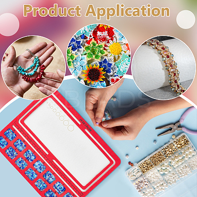 Felt Bead Design Board DIY-WH0419-98A-02-1