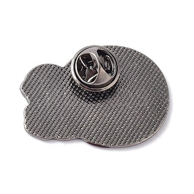 Spaceman with Moon Enamel Pin JEWB-P008-B02-1