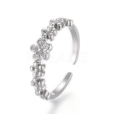 Adjustable Brass Toe Rings RJEW-EE0002-21P-1