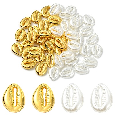 50Pcs CCB Plastic Beads CCB-YW0001-70-1