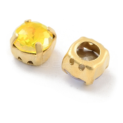 Flat Round Opal Sew On Rhinestones RGLA-G024-11A-G-1