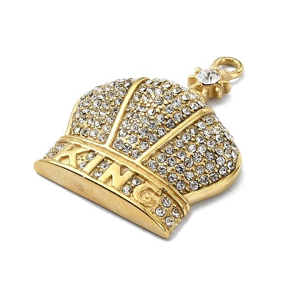 304 Stainless Steel Pendants STAS-L022-343G-1