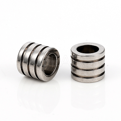 Non-Tarnish 201 Stainless Steel European Beads LS-STAS-I149-33B-1