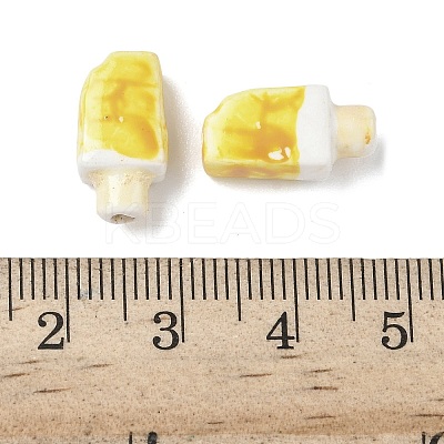 Handmade Porcelain Beads PORC-K003-07D-1