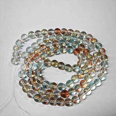 Baking Paint Glass Beads Strands DGLA-YW0002-01A-08-1