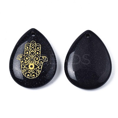 Natural & Synthetic Gemstone Pendants G-T122-73-1