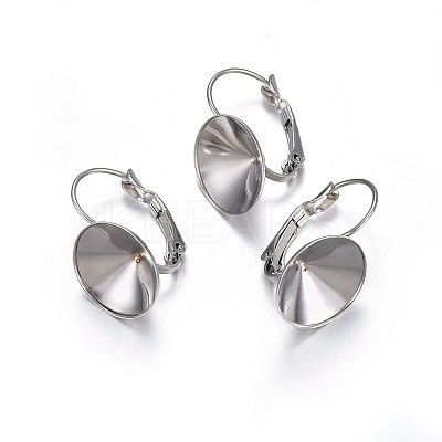 Tarnish Resistant 201 Stainless Steel Leverback Earring Findings LS-STAS-P210-29P-1