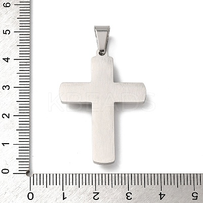 304 Stainless Steel Pendants STAS-F323-15P-1