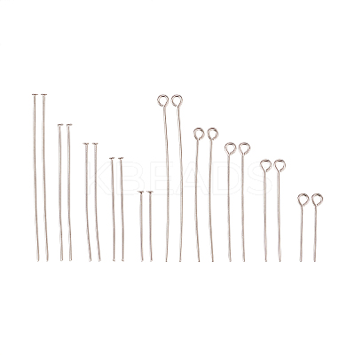 304 Stainless Steel Head Pins & Eye Pins STAS-CJ0006-02-1