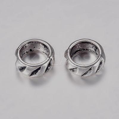 Tibetan Style Alloy Bead PALLOY-E446-16AS-1