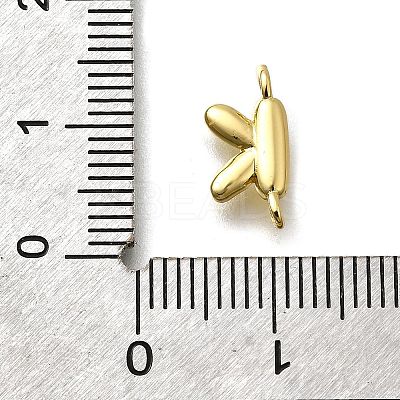 Brass Connector Charms KK-P295-01G-K-1