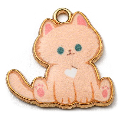Printed Alloy Pendants ENAM-L042-04G-06-1