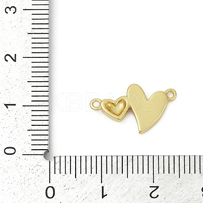 Brass Enamel Connector Charms KK-G526-05G-1