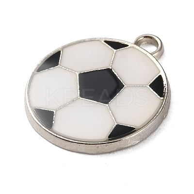 (Defective Closeout Sale: Enamel Yellowing) Eco-Friendly Alloy Enamel Pendants PALLOY-XCP0002-12-1