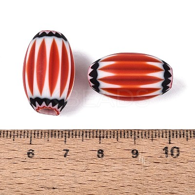 Handmade Millefiori Glass Barrel Beads LS-LA-N002-15A-1