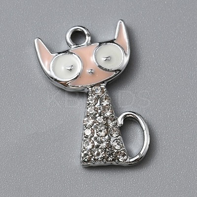 Alloy Enamel Pendants ENAM-WH0065-25P-01-1