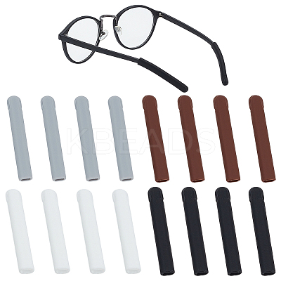 8 Pairs 4 Colors Silicone Eyeglasses Ear Grip FIND-WR0012-54-1