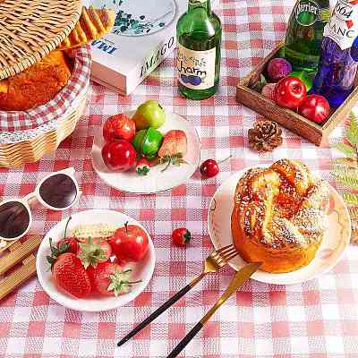 Portable Tartan Patern Non Woven Picnic Mat JX572C-01-1
