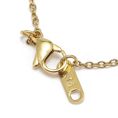 5Pcs 5 Color One Arrow Through the Heart Alloy Enamel Pendant Necklaces Set NJEW-JN04320-1