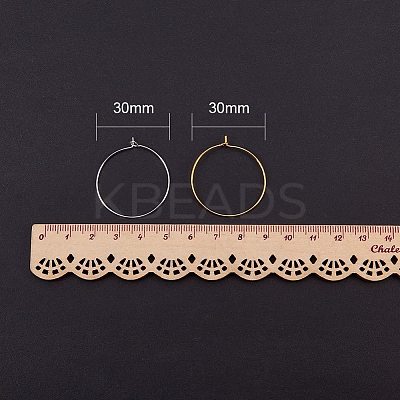 Brass Wine Glass Charm Rings Hoop Earrings KK-PH0028-01M-1