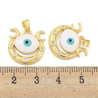 Rack Plating Brass Pendants KK-M291-16G-1