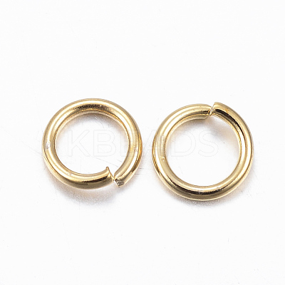 304 Stainless Steel Open Jump Rings X-STAS-H558-03G-1