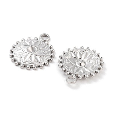 Non-Tarnish 304 Stainless Steel Pendant Rhinestone Settings LS-STAS-P364-02P-1