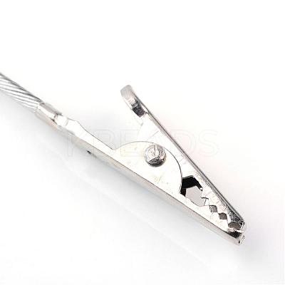 Iron Alligator Clips AJEW-R060-03P-1