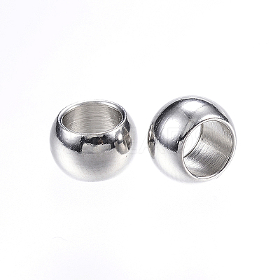 Tarnish Resistant 201 Stainless Steel Beads X-STAS-D448-065P-1