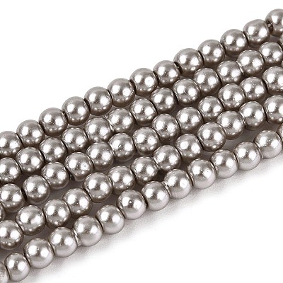 Baking Paint Glass Pearl Bead Strands HY-Q003-3mm-81-A-1