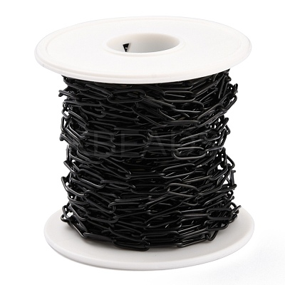 304 Stainless Steel Paperclip Chains CHS-O010-01EB-1