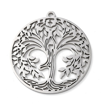 Non-Tarnish 304 Stainless Steel Pendants STAS-R116-08P-1