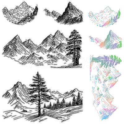 Plastic Stamps DIY-WH20018-0230-1