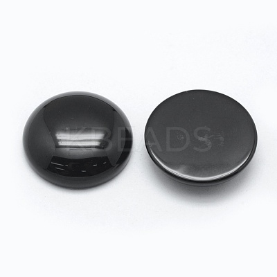 Natural Obsidian Cabochons X-G-E492-A-05-1