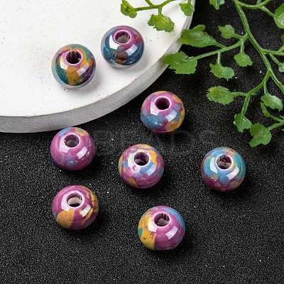 Handmade Porcelain European Beads OPDL-Q100-1-1