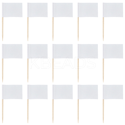 100Pcs Paper Flag Cocktail Picks DIY-CN0003-57B-1