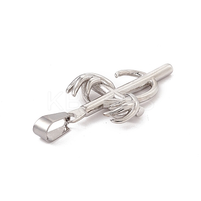 Non-Tarnish 304 Stainless Steel Pendant STAS-E158-42P-1