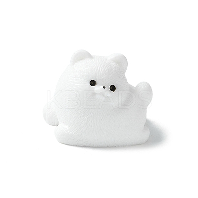 Resin Dog Figurines Ornament DJEW-E014-02B-1