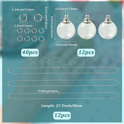 DIY Necklace Making Kits DIY-SC0030-96A-1